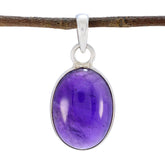Riley Purple Gemstone Pendant for Everyday Elegance Amethyst Purple Purple