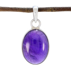 Riley Purple Gemstone Pendant for Everyday Elegance Amethyst Purple Purple