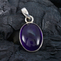 Riley Purple Gemstone Pendant for Everyday Elegance
