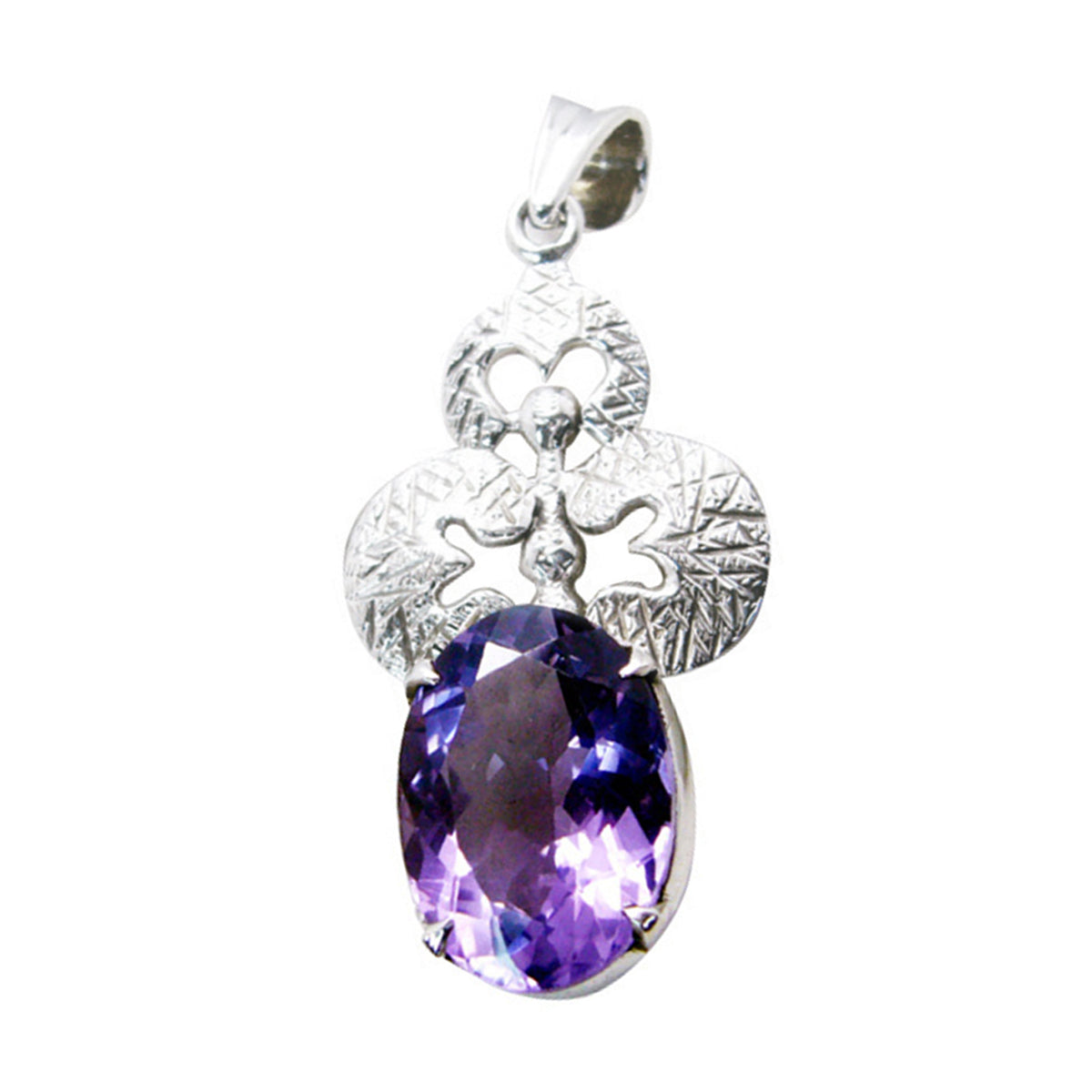 Isadora Purple Gemstone Pendant for Stylish Elegance Amethyst Purple Purple