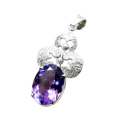 Isadora Purple Gemstone Pendant for Stylish Elegance