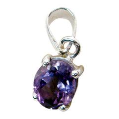 Aiko Purple Gemstone Pendant for Everyday Elegance