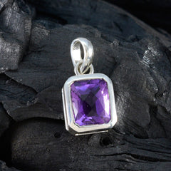 Joaquina Purple Gemstone Pendant for Stylish Elegance