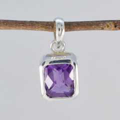 Joaquina Purple Gemstone Pendant for Stylish Elegance