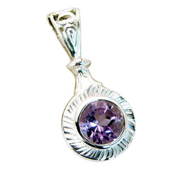 Sarah Purple Gemstone Pendant in Silver Design