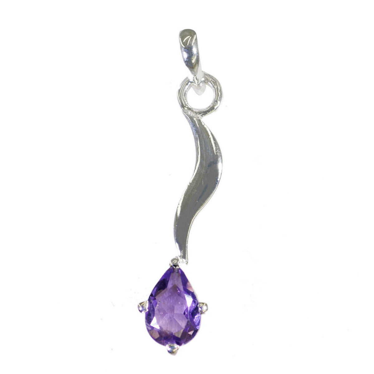 Dayana Purple Gemstone Pendant for Everyday Glam Amethyst Purple Purple