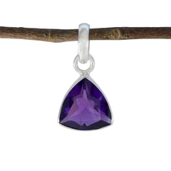 Sara Purple Gemstone Pendant for Everyday Glam Amethyst Purple Purple