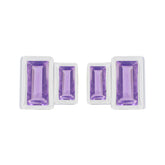 Noelia Purple Gemstone Stud Earrings for Every Occasion Amethyst Purple Stud