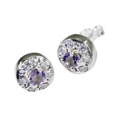 Julia Purple Gemstone Stud Earrings for Every Occasion