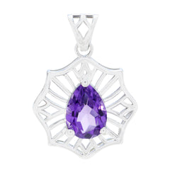 Camilla Purple Geometric Pendant for Everyday Glam Amethyst Purple Purple