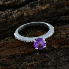 Yuna Purple Halo Ring | Stunning Gemstone Jewelry