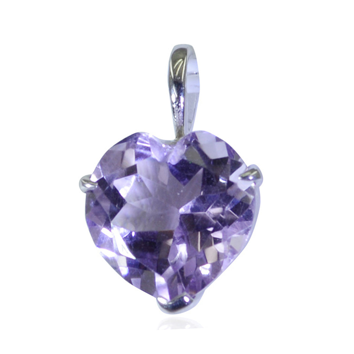 Nayara Purple Heart Pendant Jewelry for Everyday Glam Amethyst Purple Purple