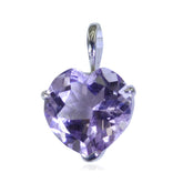 Nayara Purple Heart Pendant Jewelry for Everyday Glam Amethyst Purple Purple