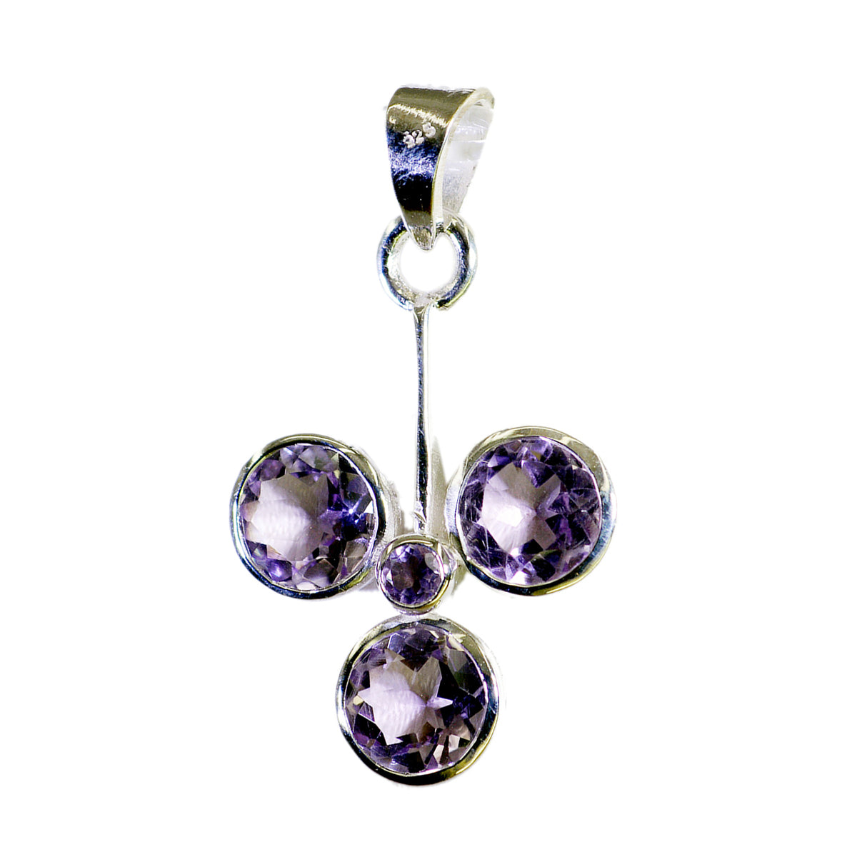 Rosa Purple Heart Pendant Jewelry for Everyday Glam Amethyst Purple Purple