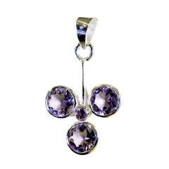 Rosa Purple Heart Pendant Jewelry for Everyday Glam Amethyst Purple Purple