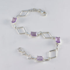 Lucia Purple Links Bracelet for Everyday Glam