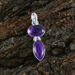 Ella Purple Pendant Necklace - Stylish Gemstone Jewelry