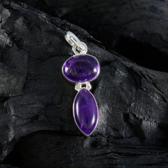 Ella Purple Pendant Necklace - Stylish Gemstone Jewelry