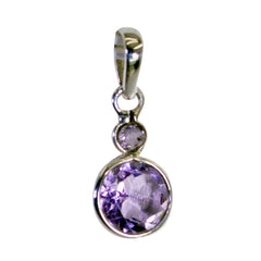 Camilla Purple Pendant Necklace - Stunning Gemstone Charm Amethyst Purple Purple