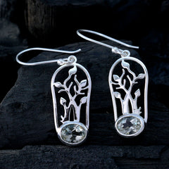 Riley Purple Solitaire Dangle Earrings for Everyday Glam