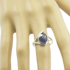 Agnes Cultural Purple Solitaire Ring