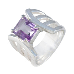 Yasmine Heritage Purple Solitaire Ring