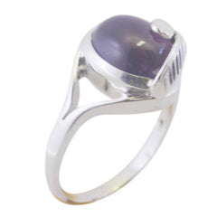 Agnes Cultural Purple Solitaire Ring