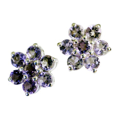 Julieta Purple Stud Earrings for Everyday Glam