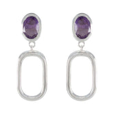 Pauline Purple Stud Earrings for Everyday Glam Amethyst Purple Stud