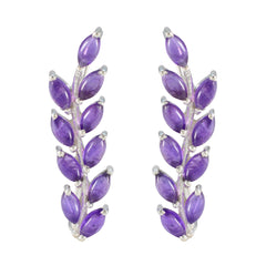 Marie Purple Stud Earrings for Everyday Glam Amethyst Purple Stud