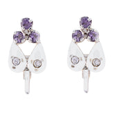 Camila Purple Stud Earrings for Everyday Glam Amethyst Purple Stud