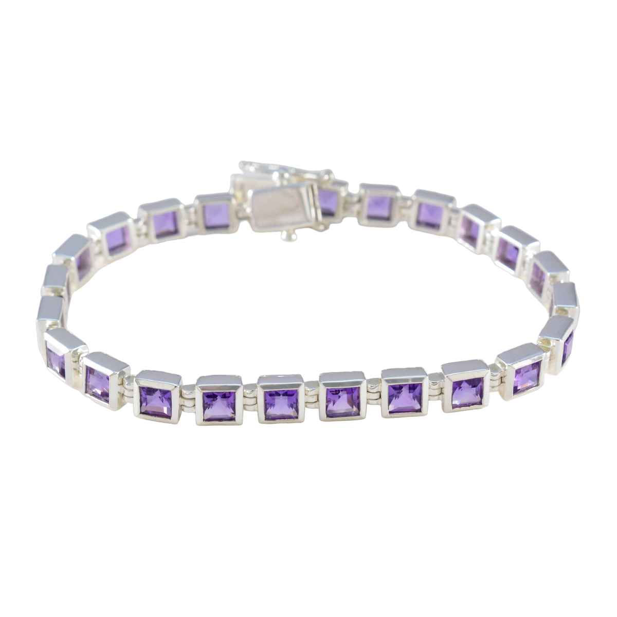Nova Purple Tennis Bracelet Gift for Stylish Elegance Amethyst Purple