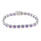 Nova Purple Tennis Bracelet Gift for Stylish Elegance Amethyst Purple