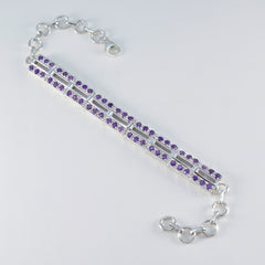 Zoe Purple Tennis Bracelet Gift for Glamorous Style