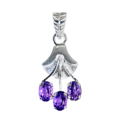 Addison Purple Wedding Pendant with Elegant Design Amethyst Purple Purple