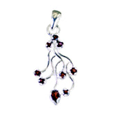Rebeca Red Pendant - Elegant Gemstone Jewelry Garnet Red Red