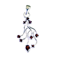 Rebeca Red Pendant - Elegant Gemstone Jewelry Garnet Red Red