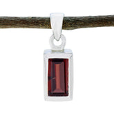 Sofia Red Bubble Delicate Pendant Garnet Red Red