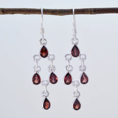 Charlotte Red Dangle Earrings for Everyday Glam