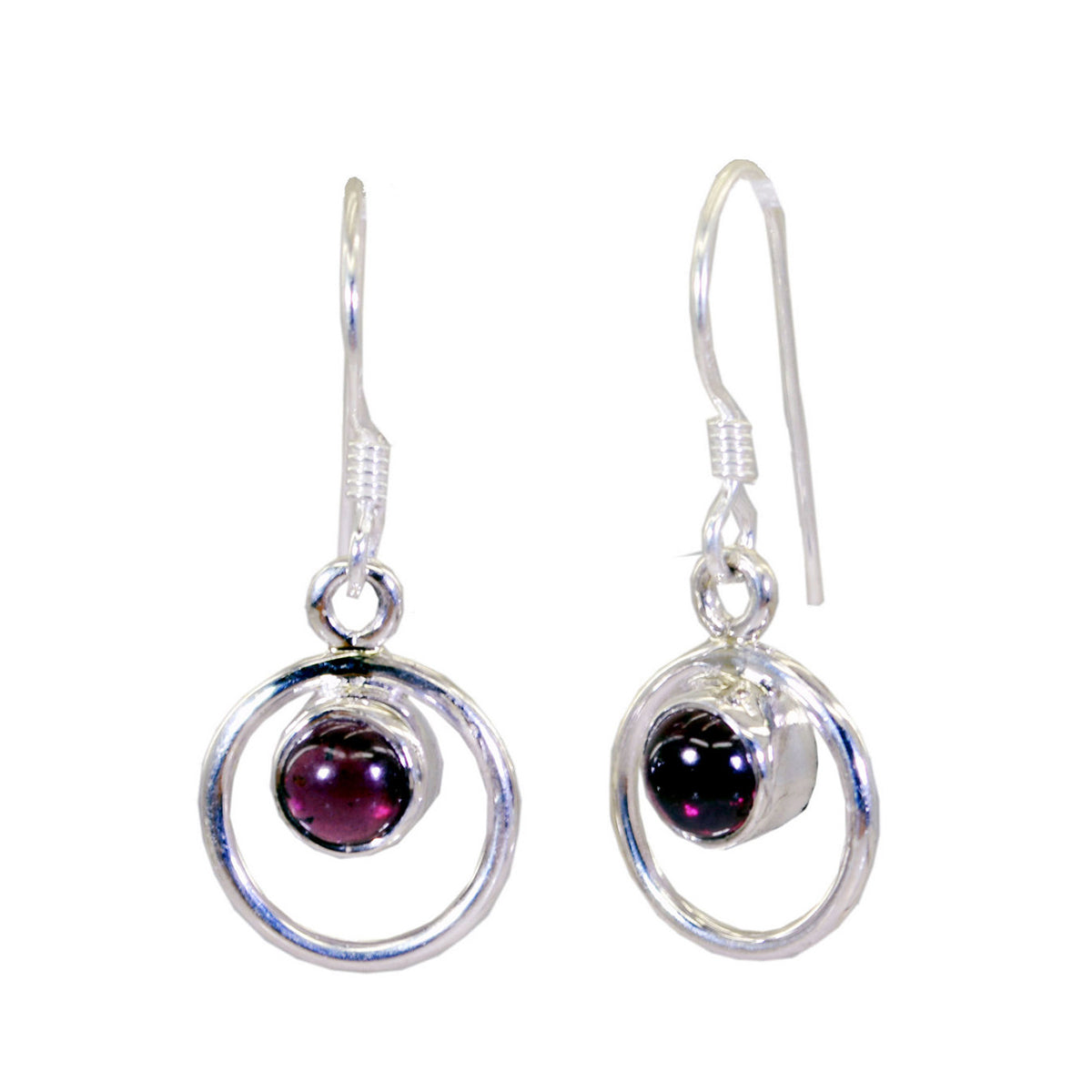 Sofía Red Dangle Earrings for Everyday Glam Garnet Red Dangle