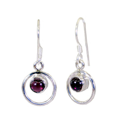 Sofía Red Dangle Earrings for Everyday Glam Garnet Red Dangle