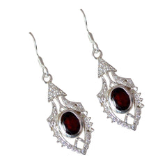Agustina Red Dangle Earrings for Glamorous Style
