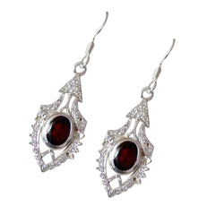 Agustina Red Dangle Earrings for Glamorous Style