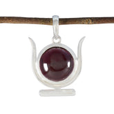 Katharina Red Fairytale Pendant in Silver Setting Garnet Red Red