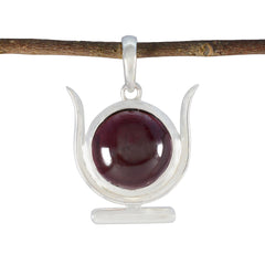 Katharina Red Fairytale Pendant in Silver Setting Garnet Red Red