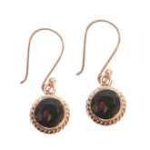 Pilar Red Featherlight Dangle Earrings for Glam Looks Garnet Red Dangle