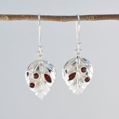 Ellie Red Featherlight Dangle Earrings for Any Occasion