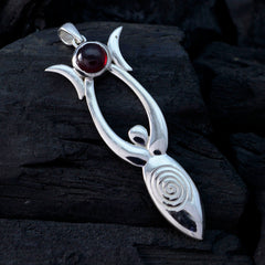 Eliza Red Featherlight Pendant - Stylish Silver Design