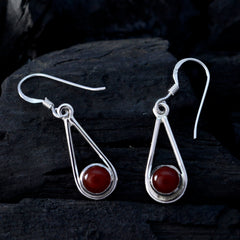 Lorena Red Gemstone Dangle Earrings for Every Occasion
