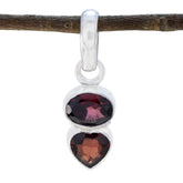 Kennedy Red Gemstone Pendant with Elegant Design Garnet Red Red